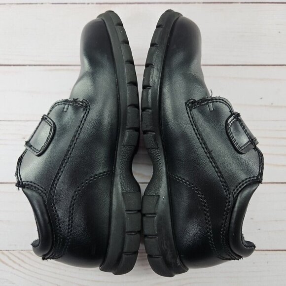 Smart Fit‎ Black Toddler Boys Dress Shoe Size 12.5 Strap Skid Resistant - Picture 8 of 11